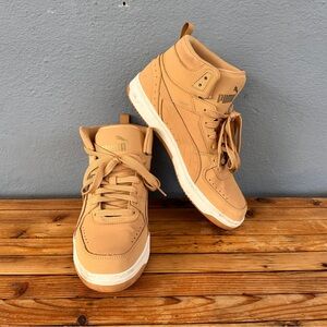 PUMA Men's Rebound Joy Buck Faux Leather Sneaker